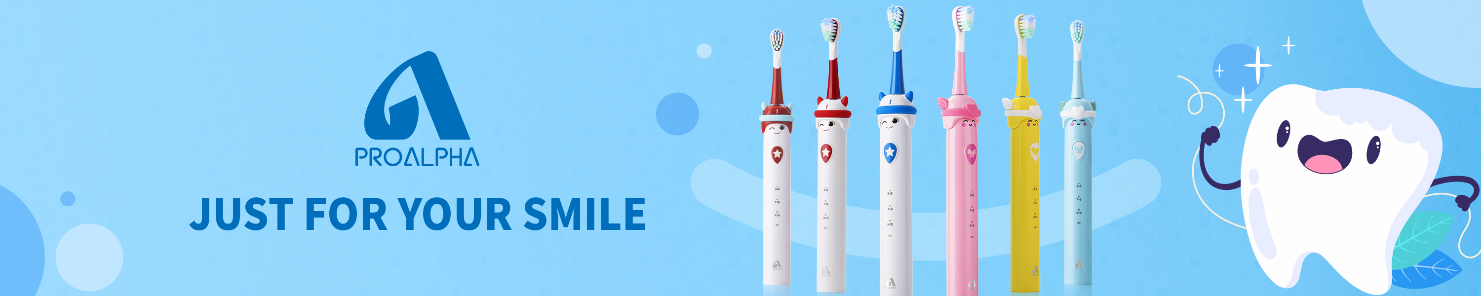 PROALPHA kids electric toothbrushes