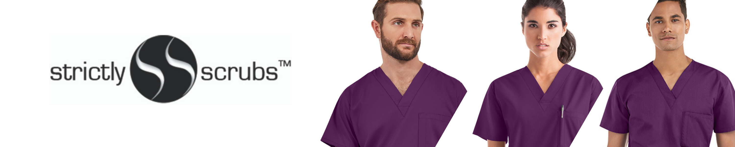 Strictly Scrubs Eggplant Solid Scrubs