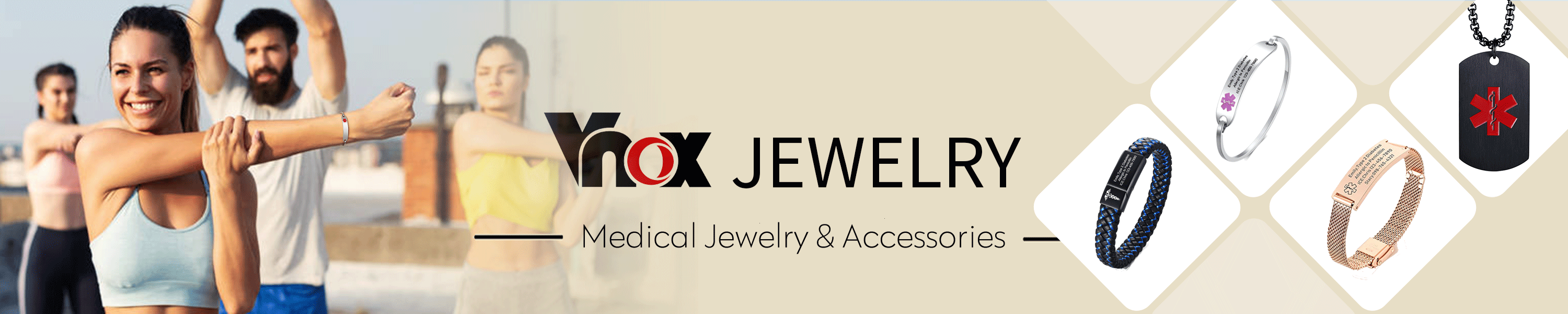 Vnox Amazon.com: VNOX JEWELRY: Medical Jewelry & Accessories
