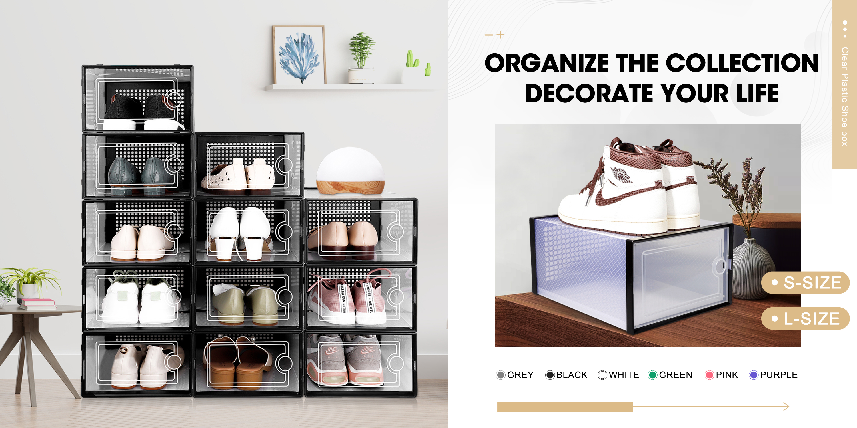 Kuject Shoe Storage Boxes