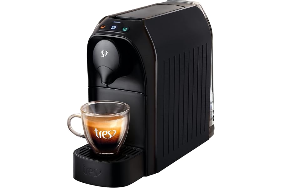 3 Corações TRES Cafeteira Espresso e Multibebida Passione Preta - 127V