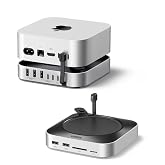 UGREEN Mac mini Dock & Stand with NVMe SSD Enclosure for M6/M5 Pro/M4 | 3 USB A 10Gbps, USB C Data Port, SD Card Reader for Mac mini M6/M4/ M4 Pro/M5 