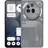 Nothing Phone (3a) Pro 5G Unlocked Smartphone, 12+256GB, Grey | 50MP Periscope Camera, 60x Ultra Zoom, 50MP Selfie, 6.77" 120Hz AMOLED Display, Snapdr